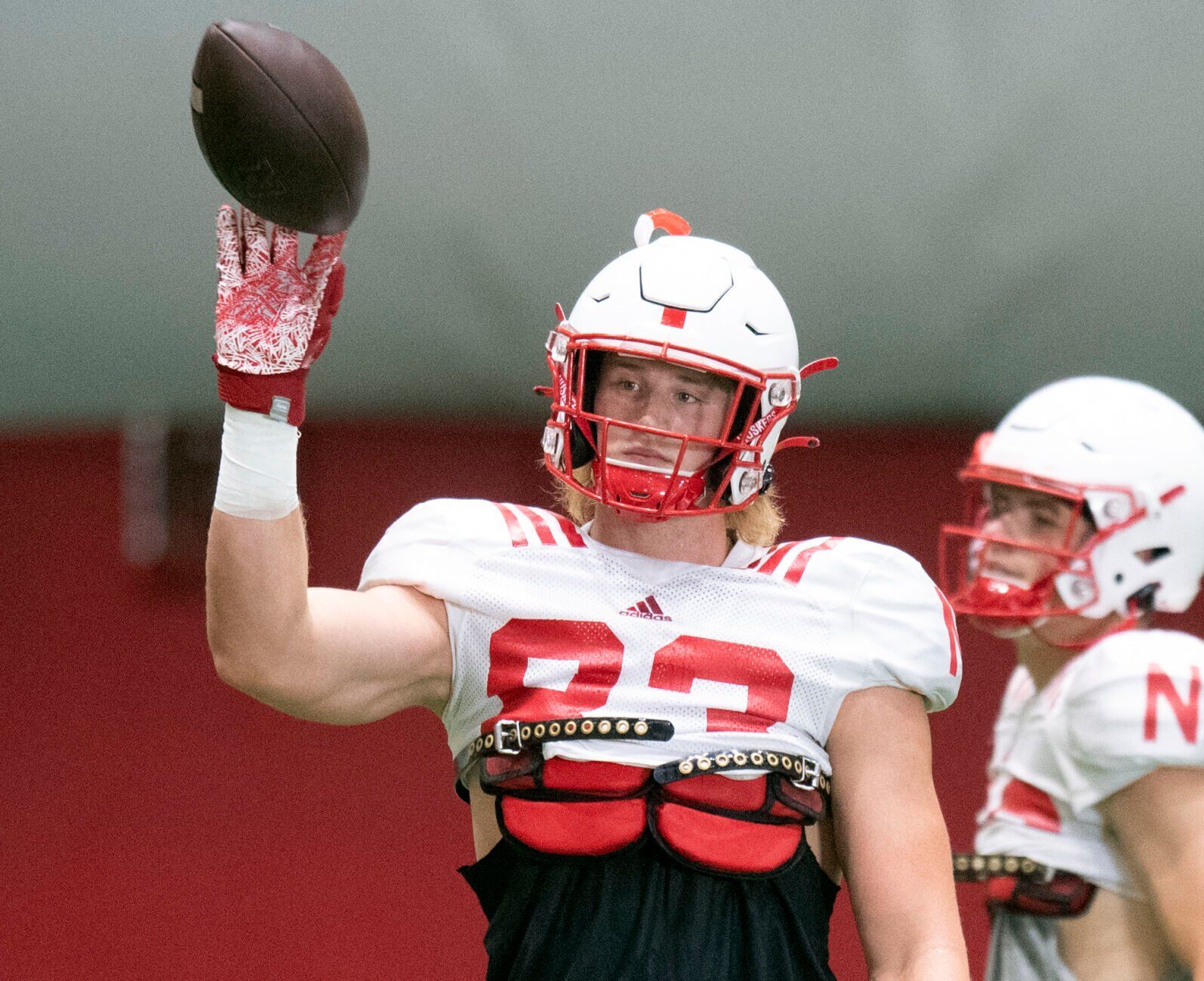 NU football practice, 8.1